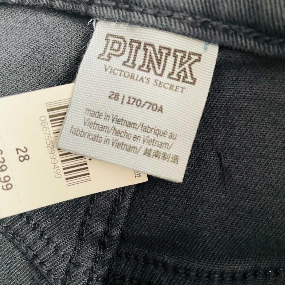 VS pink high waisted cut off shorts size 25 new - Picture 4 of 4